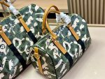 Louis Vuitton X Takashi Murakami Green Monogramouflage Coated Canvas Speedy 35Cm - Image 4