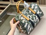 Louis Vuitton X Takashi Murakami Green Monogramouflage Coated Canvas Speedy 35Cm - Image 6