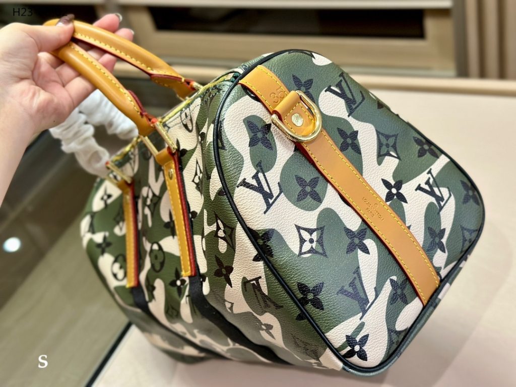 Louis Vuitton X Takashi Murakami Green Monogramouflage Coated Canvas Speedy 35Cm - Image 7