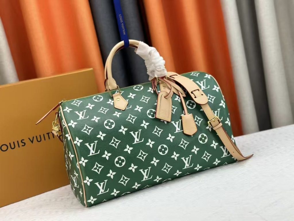 Louis Vuitton Speedy P9 Bandoulière 40 Green 40 Cm M24417 - Image 4