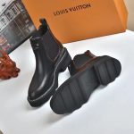 Louis Vuitton Lv Beaubourg Ankle Boots Smooth Leather Black 1A8949 - Image 7