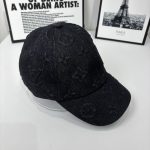 Louis Vuitton Monogram Denim Baseball Cap In Washed Black - Image 4
