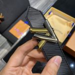 Louis Vuitton Twist Belt Black M9360u - Image 5