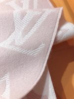 Louis Vuitton Lv Monogram Essential Scarf Pink Beige M77854 - Image 7