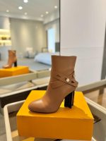 Louis Vuitton Silhouette Ankle Boot Brown - Image 3