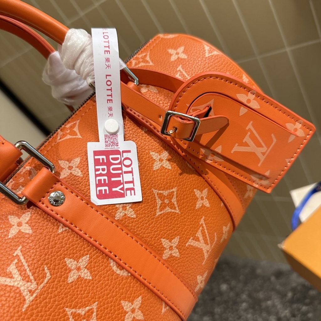 Louis Vuitton Keepall Bandoulière 25 Tangerine 25Cm M31044 - Image 4