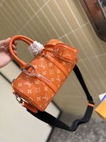 Louis Vuitton Keepall Bandoulière 25 Tangerine 25Cm M31044 - Image 6