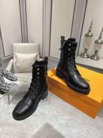 Louis Vuitton Citizen Flat Ranger Boot Monogram Black 1Aday2 - Image 8