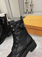 Louis Vuitton Citizen Flat Ranger Boot Monogram Black 1Aday2 - Image 7