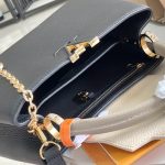 Louis Vuitton Capucines BB Bag Black And Grey 27Cm M20708 - Image 8