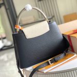 Louis Vuitton Capucines BB Bag Black And Grey 27Cm M20708 - Image 4