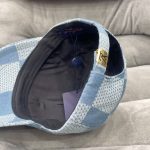 Louis Vuitton Damier Denim 3d Baseball Cap Denim Blue M7534m - Image 5