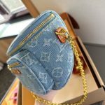 Louis Vuitton Mini Bumbag Monogram Canvas Sky Blue 17Cm M83353 - Image 7