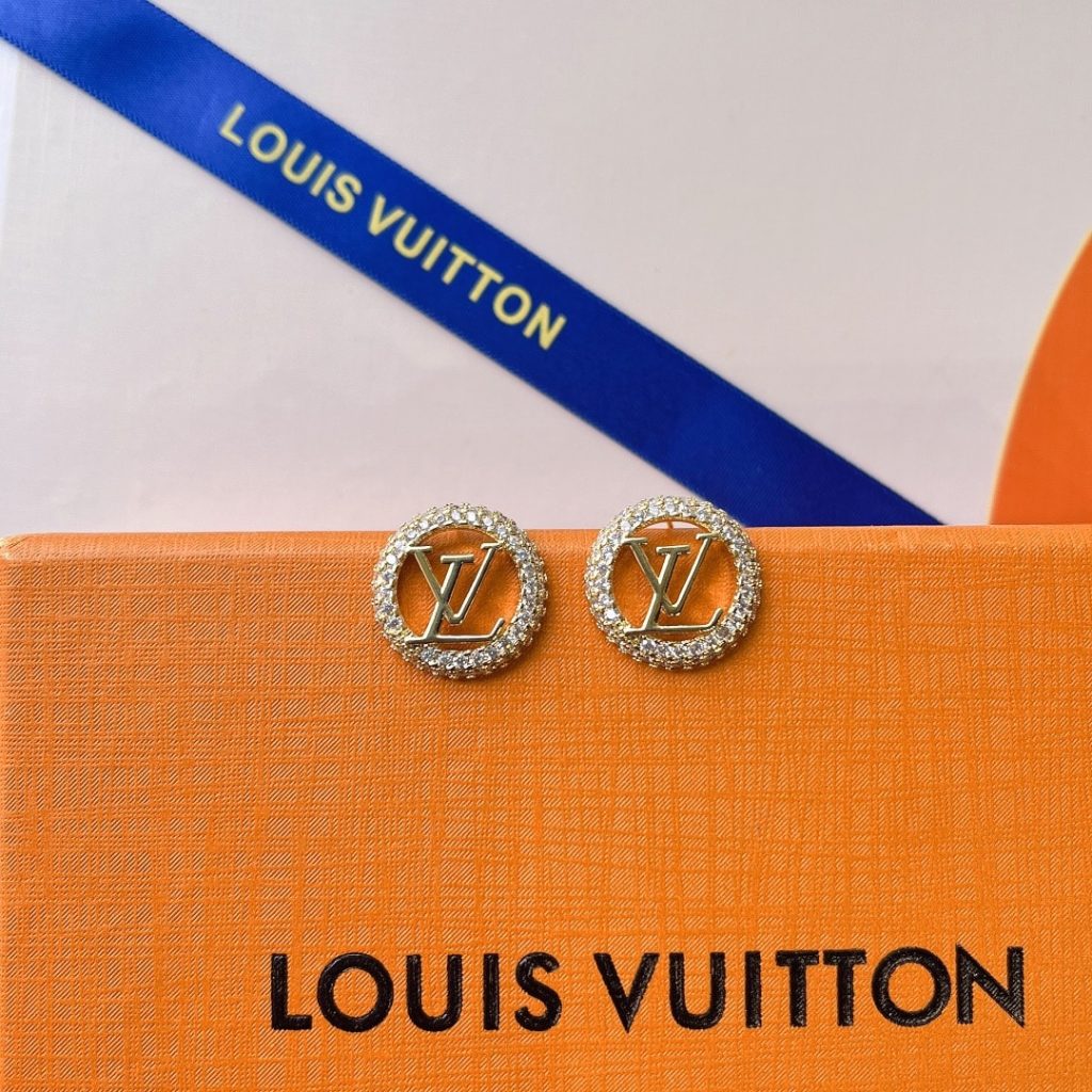 Louis Vuitton Louise By Night Earrings Gold M00757 - Image 6