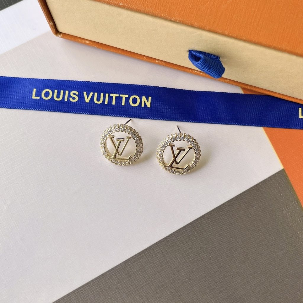 Louis Vuitton Louise By Night Earrings Gold M00757 - Image 5