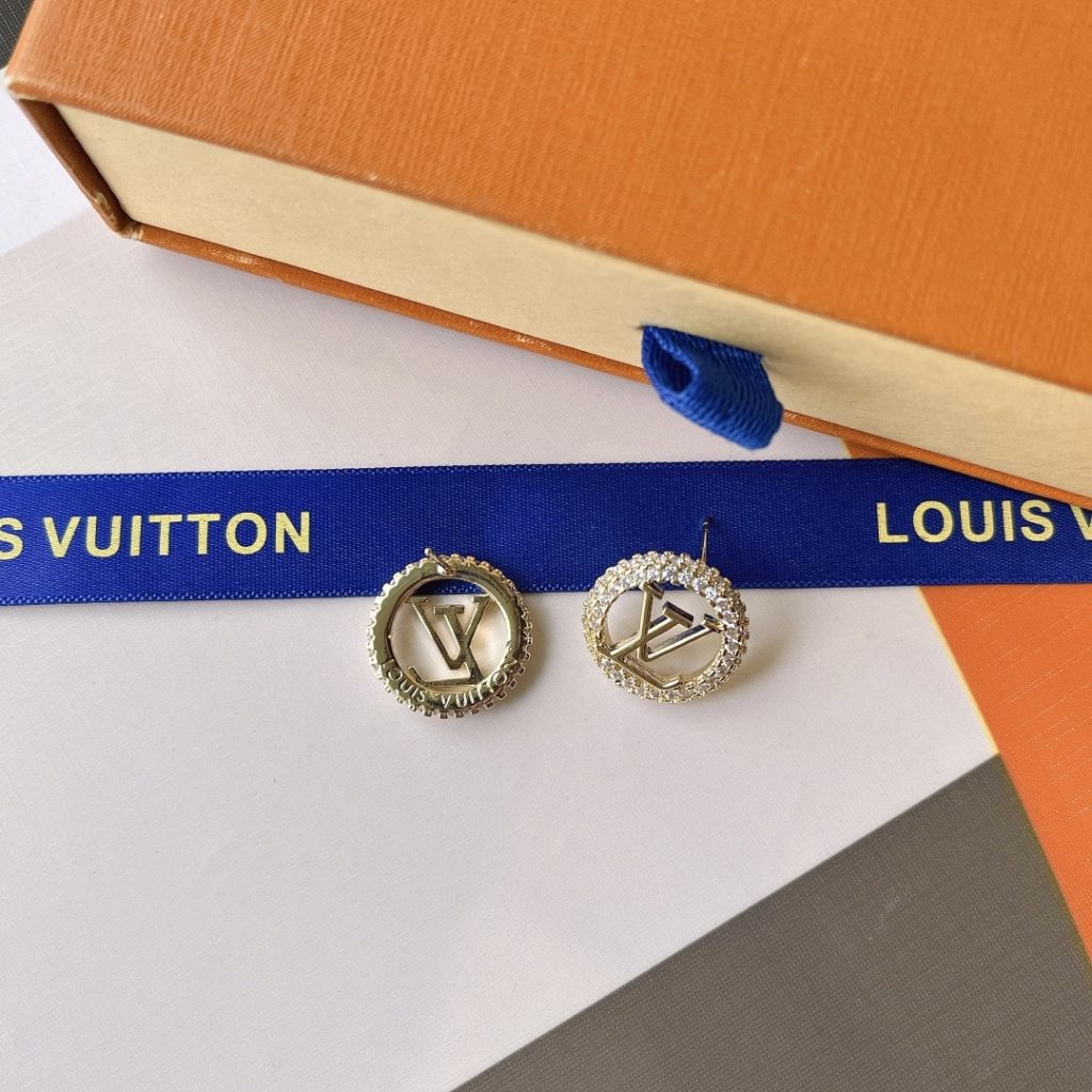 Louis Vuitton Louise By Night Earrings Gold M00757 - Image 4