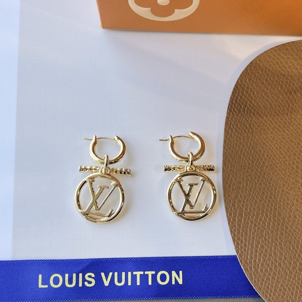 Louis Vuitton Lv Baby Louise Earrings Golgold M00613 - Image 6