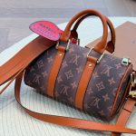 LOUIS VUITTON KEEPALL BANDOULIÈRE 25 MONOGRAM OTHER CANVAS BROWN 25CM M11542 - Image 3