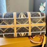 Louis Vuitton Keepall Bandoulière Monogram Canvas Brown And Yellow 45cm - Image 6