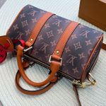 LOUIS VUITTON KEEPALL BANDOULIÈRE 25 MONOGRAM OTHER CANVAS BROWN 25CM M11542 - Image 6
