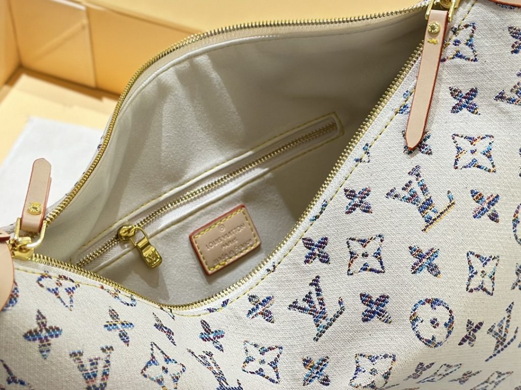 Louis Vuitton Loop Hobo Monogram Bag Multicolor Beige 38Cm - Image 10