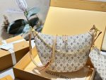 Louis Vuitton Loop Hobo Monogram Bag Multicolor Beige 38Cm - Image 8