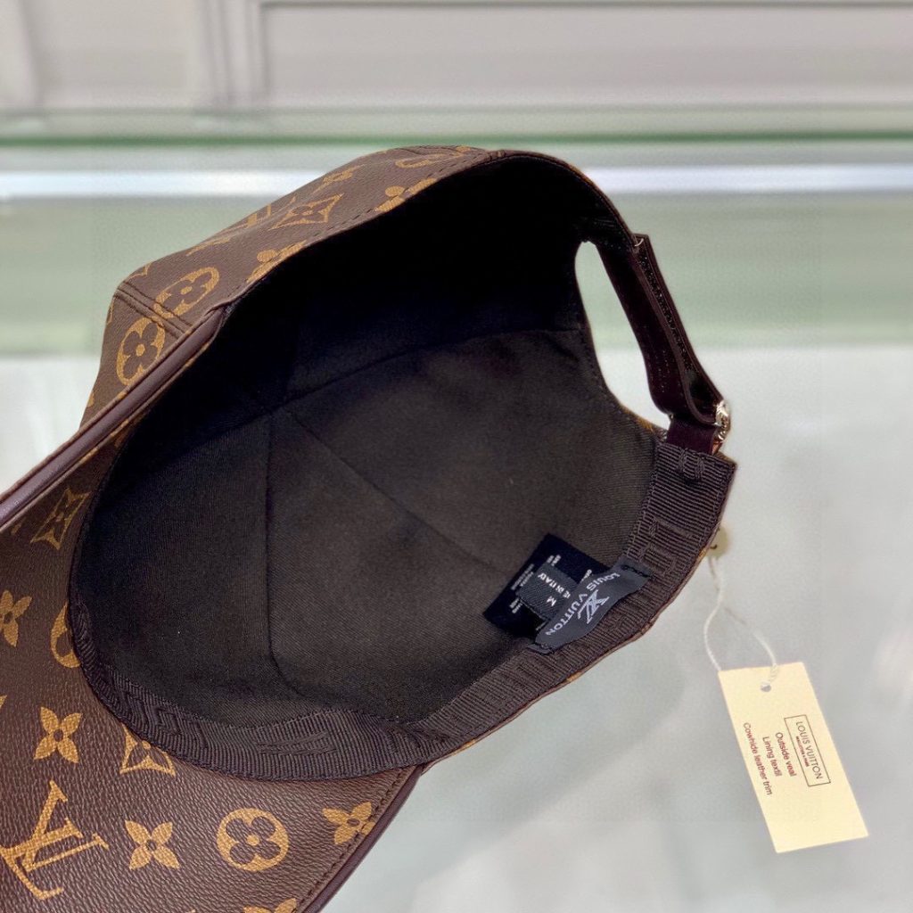 Louis Vuitton Monogram Coated Canvas Cap Brown - Image 7