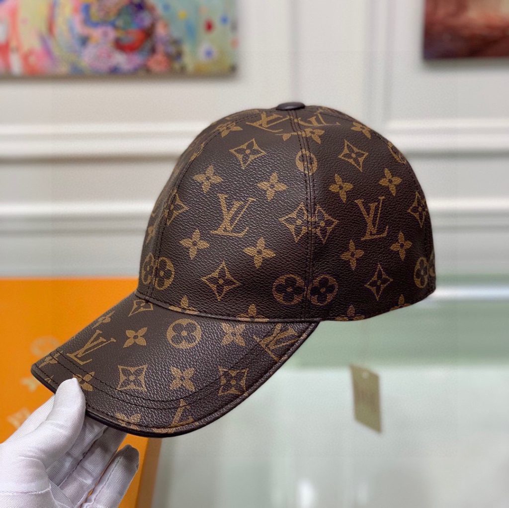 Louis Vuitton Monogram Coated Canvas Cap Brown - Image 5