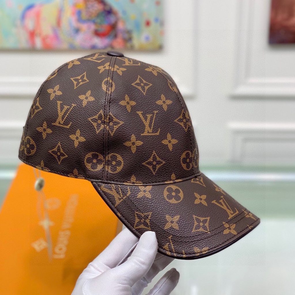 Louis Vuitton Monogram Coated Canvas Cap Brown - Image 6