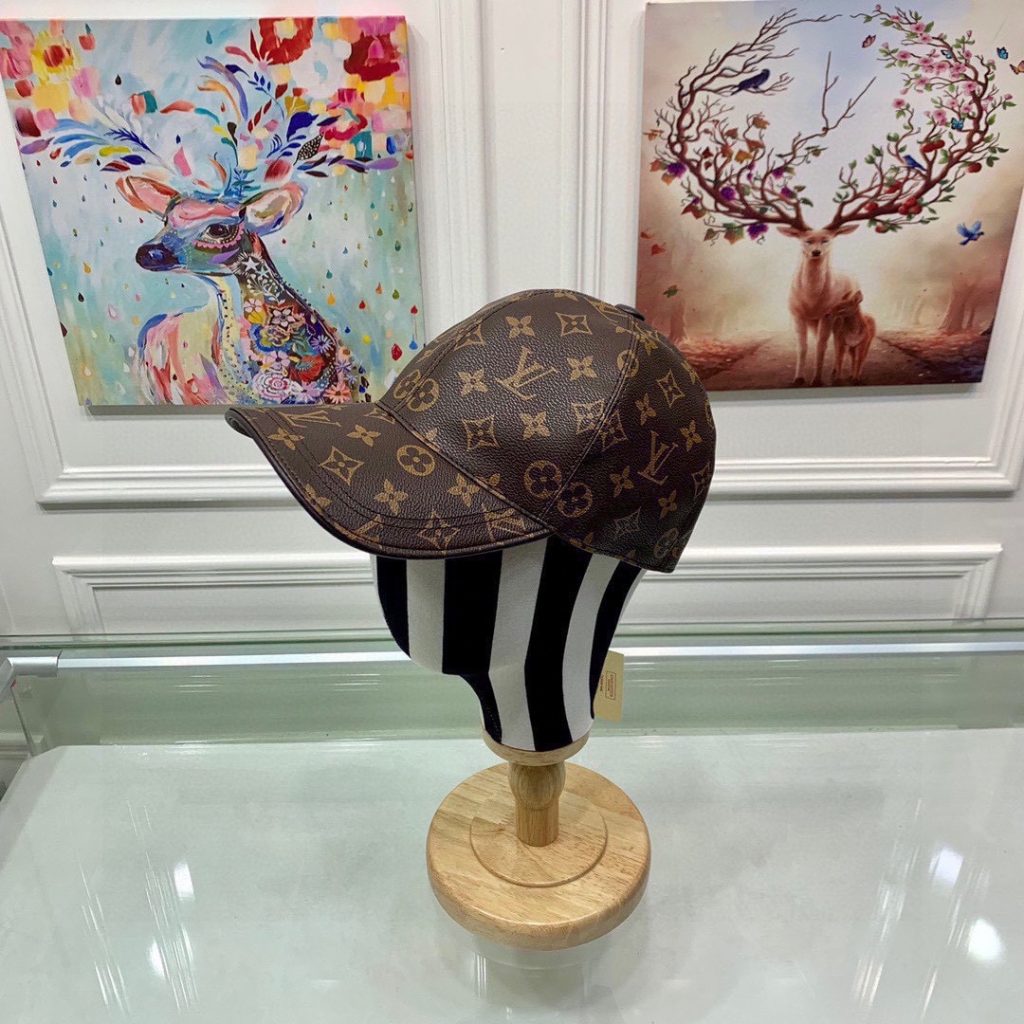 Louis Vuitton Monogram Coated Canvas Cap Brown - Image 4