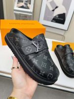 Louis Vuitton Lv Easy Mule Monogram Eclipse 1A8Wir - Image 4