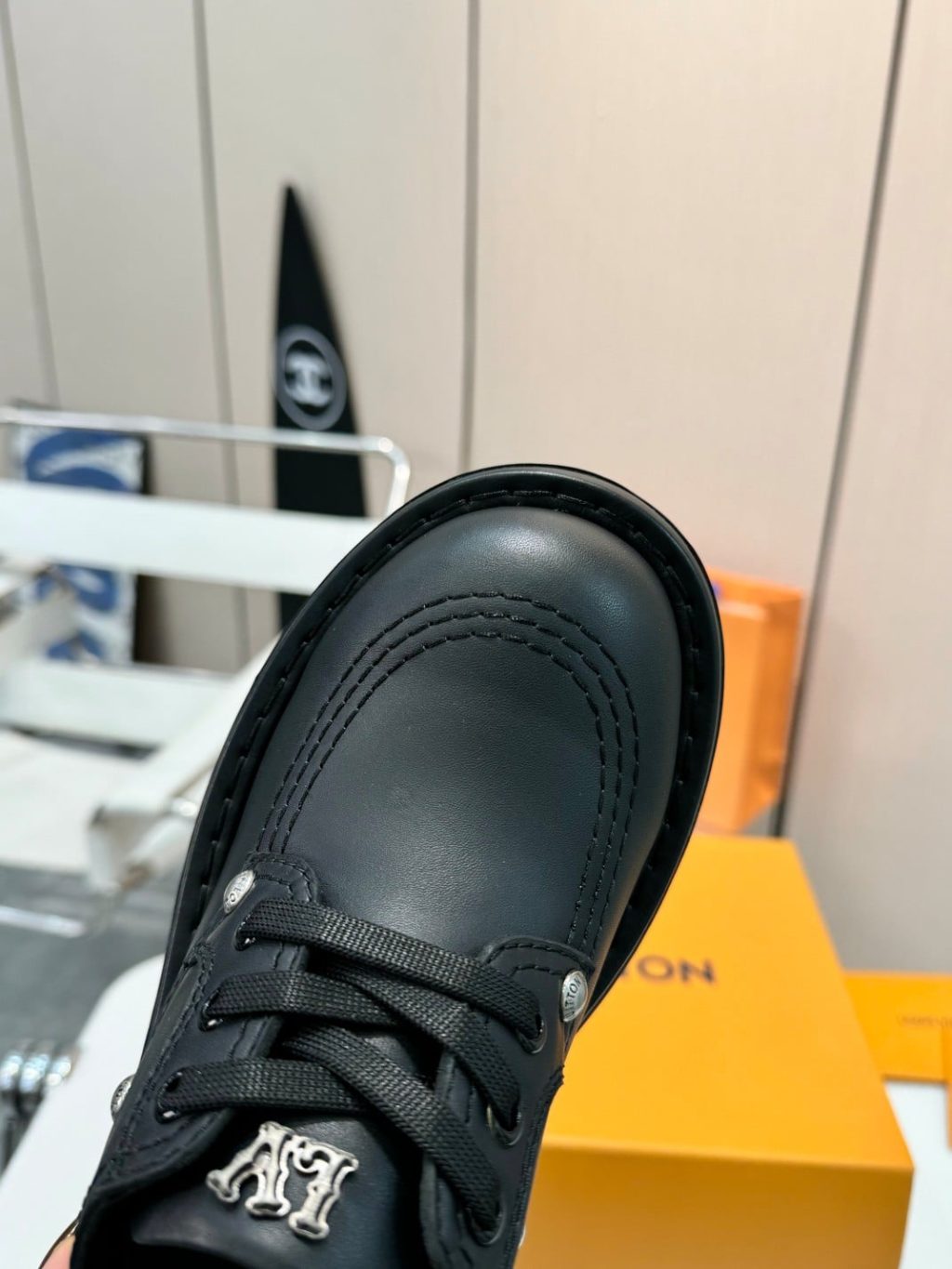 Louis Vuitton Lv Checker Derby Black 1Acn3J - Image 6