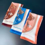 Louis Vuitton Straps Square Scarf Orange - Image 3