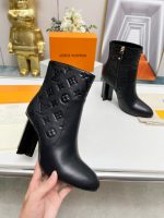 Louis Vuitton Silhouette Ankle Boot Black 1Abp9J - Image 5