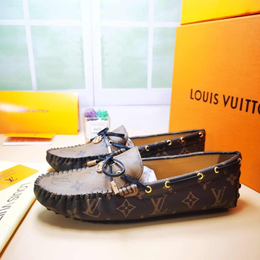 Louis Vuitton Gloria Flat Loafers Brown 1Abv23 - Image 5