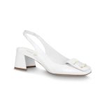Louis Vuitton Shake Slingback High Heels White 1Abh59 - Image 4
