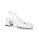 Louis Vuitton Shake Slingback High Heels White 1Abh59