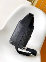 Louis Vuitton Avenue Slingbag Monogram Macassar Black 30Cm - Image 4