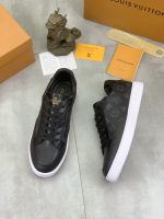 Louis Vuitton Sneaker Monogram Pattern In Black - Image 5