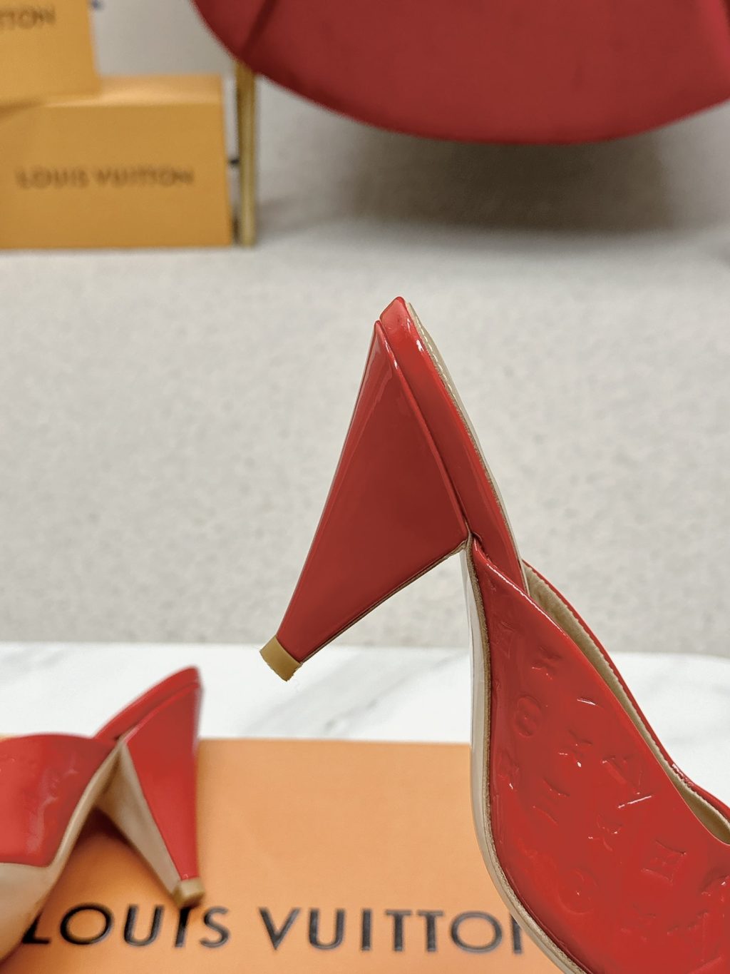 Louis Vuitton Super Mule Sandals Red 1acj4m - Image 4