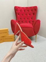Louis Vuitton Super Mule Sandals Red 1acj4m - Image 7