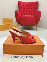 Louis Vuitton Super Mule Sandals Red 1acj4m - Image 9