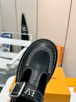 Louis Vuitton Lv Checker Mary Jane Black 1Acnow - Image 5