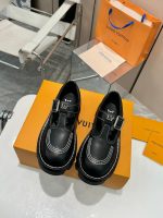 Louis Vuitton Lv Checker Mary Jane Black 1Acnow - Image 4
