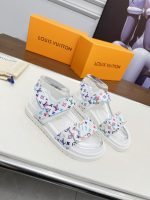 Louis Vuitton X Murakami Lv Sunset Flat Comfort Sandal White 1agxeq - Image 7