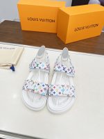 Louis Vuitton X Murakami Lv Sunset Flat Comfort Sandal White 1agxeq - Image 6