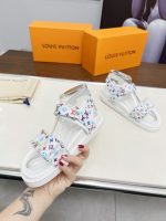 Louis Vuitton X Murakami Lv Sunset Flat Comfort Sandal White 1agxeq - Image 5