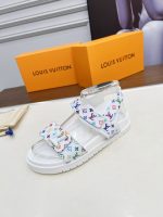 Louis Vuitton X Murakami Lv Sunset Flat Comfort Sandal White 1agxeq - Image 3
