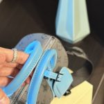 Louis Vuitton Keepall Bandoulière 25 Monogram Eclipse Reverse Coated Canvas Turquoise 25cm M11645 - Image 7