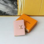 Louis Vuitton Lv Vertical Compact Wallet Taurillon Leather Rose 12Cm - Image 3